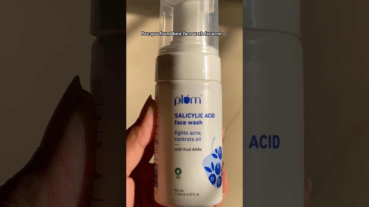 Plum Salicylic Acid Face Wash | face wash for acne prone skin