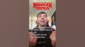 Thumbnail of stranger things top 10 songs.Have you watched season 4? #strangerthings #tiktokdump