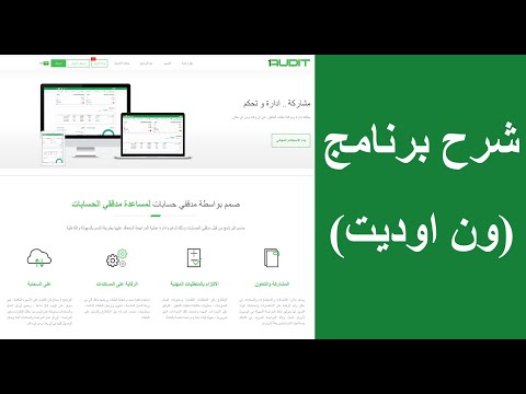 شرح برنامج المراجعة ون اوديت
