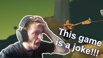 Getting over it with Bennett Foddy - RAGE!!!