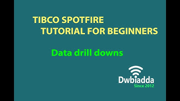 Data drill downs in Spotfire | Tibco spotfire videos