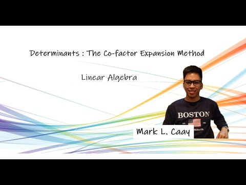 Determinants : Laplace