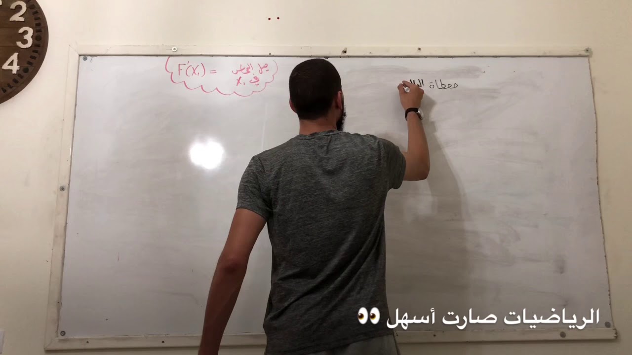 درس 3 👀: تمارين عن معادلة المماس وميل المماس وايجاد برامترات