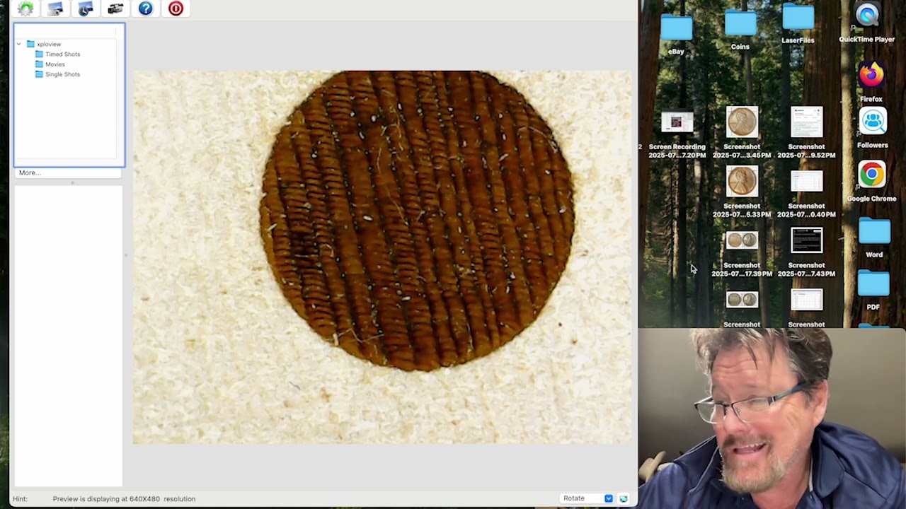 Coin Errors 101- I am using a cheap USB camera to zoom in on some coins to highlight the errors.