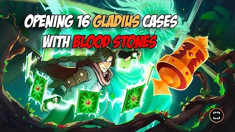 Opening 16 Gladius Cases