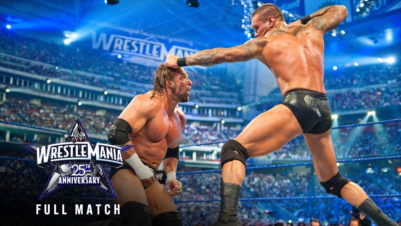 WWE Randy Orton vs Triple H | WRESTLEMANIA 25 | FULL MATCH | 2K24 - YouTube