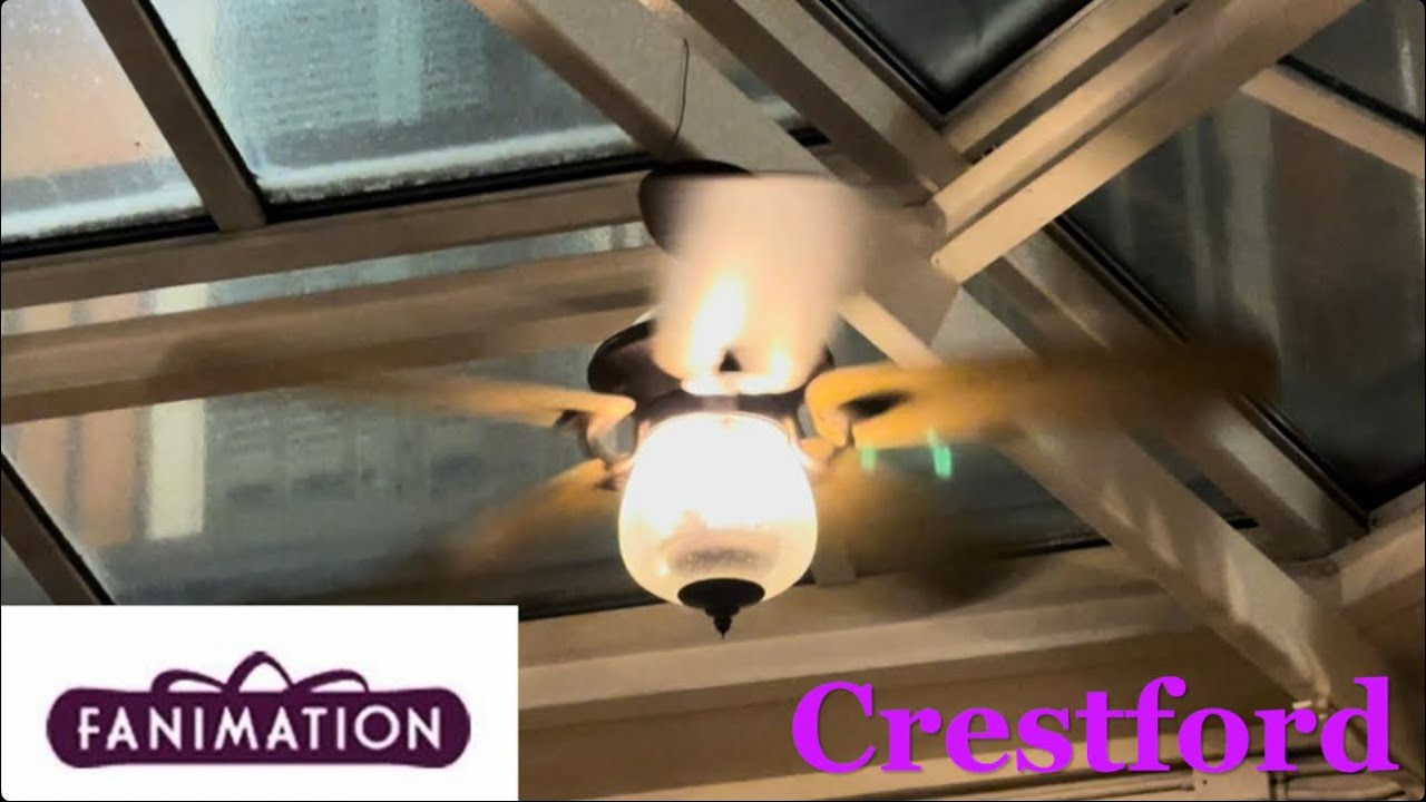 52” Fanimation Crestford ceiling fans 