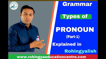 #Pronoun #TypesofPronoun #RohingyeducationCentre Kinds of Pronoun & 8 Types of pronouns