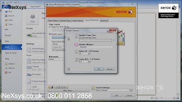 Page Layout, Watermark & Booklet Creation - Xerox 78 Series C8030 C8035 C8045 C8055 C8070 C8090