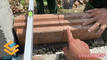 MẸO NHỎ TRONG THI CÔNG, HỖ TRỢ KỸ THUẬT TRỰC TIẾP TỔ THỢ LÀM QUEN VỚI GIẢI PHÁP TƯỜNG GẠCH LEGO