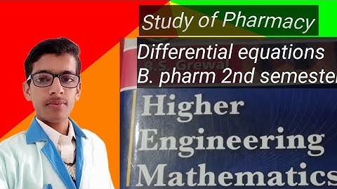B.s Grewal higher engineering mathematics differential equations problem 11.1 question 2