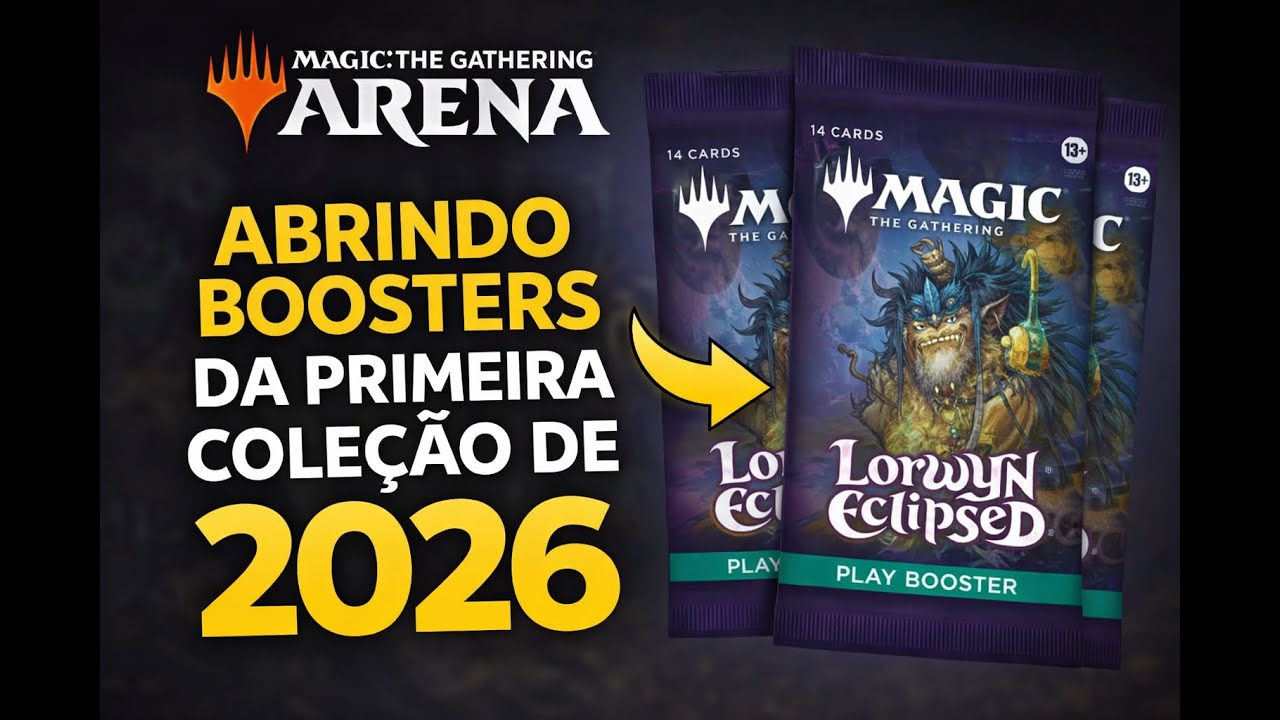 Magic Arena | Abrindo 70 Boosters de "Eclipse em Lorwyn" + 7 Golden Packs (F2P)