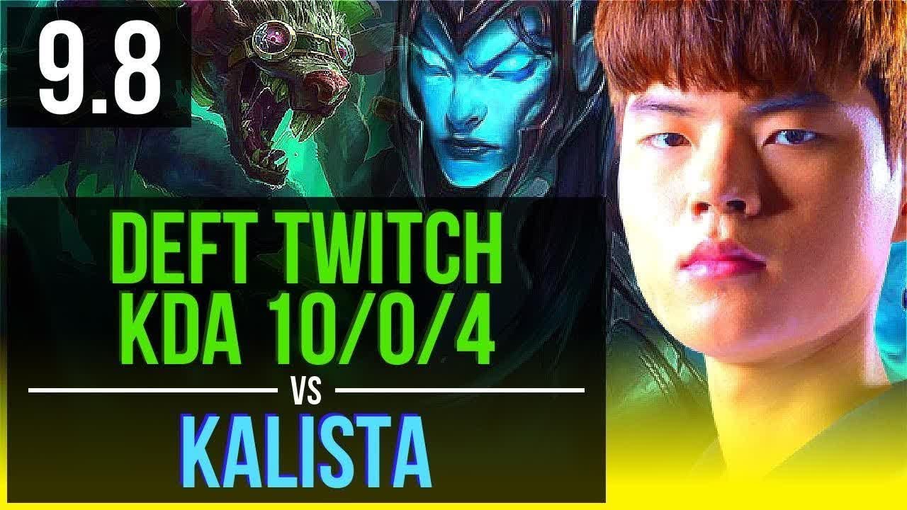Climb the ladder like Deft TWITCH & Taric vs KALISTA & Alistar (ADC) | Korea Challenger | v9.8