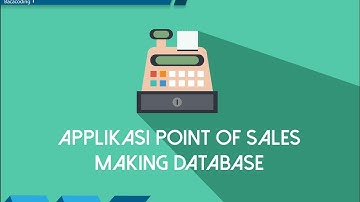 Membuat Database Aplikasi POS dan Koneksi Database dengan Connector JDBC JavaFX