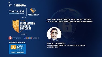 Shaik J Ahmed, VP - Risk, Governance & Information Security, Mashreq Bank | ISC | 10th Mar 2023