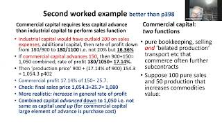 Marx’s Capital Vol. III – Turnover, Money and Merchants - Lecture 8: Chapters 18-20
