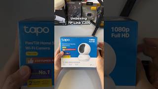 Unboxing TP-Link Tapo C200 Indoor WiFi CCTV – 1080p Smart Camera AI 360° #shopeeytdeals