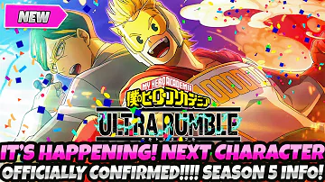 *BREAKING NEWS* NEXT CHARACTER OFFICIALLY CONFIRMED! SKILL KIT & SEASON 5 INFO (My Hero Ultra Rumble