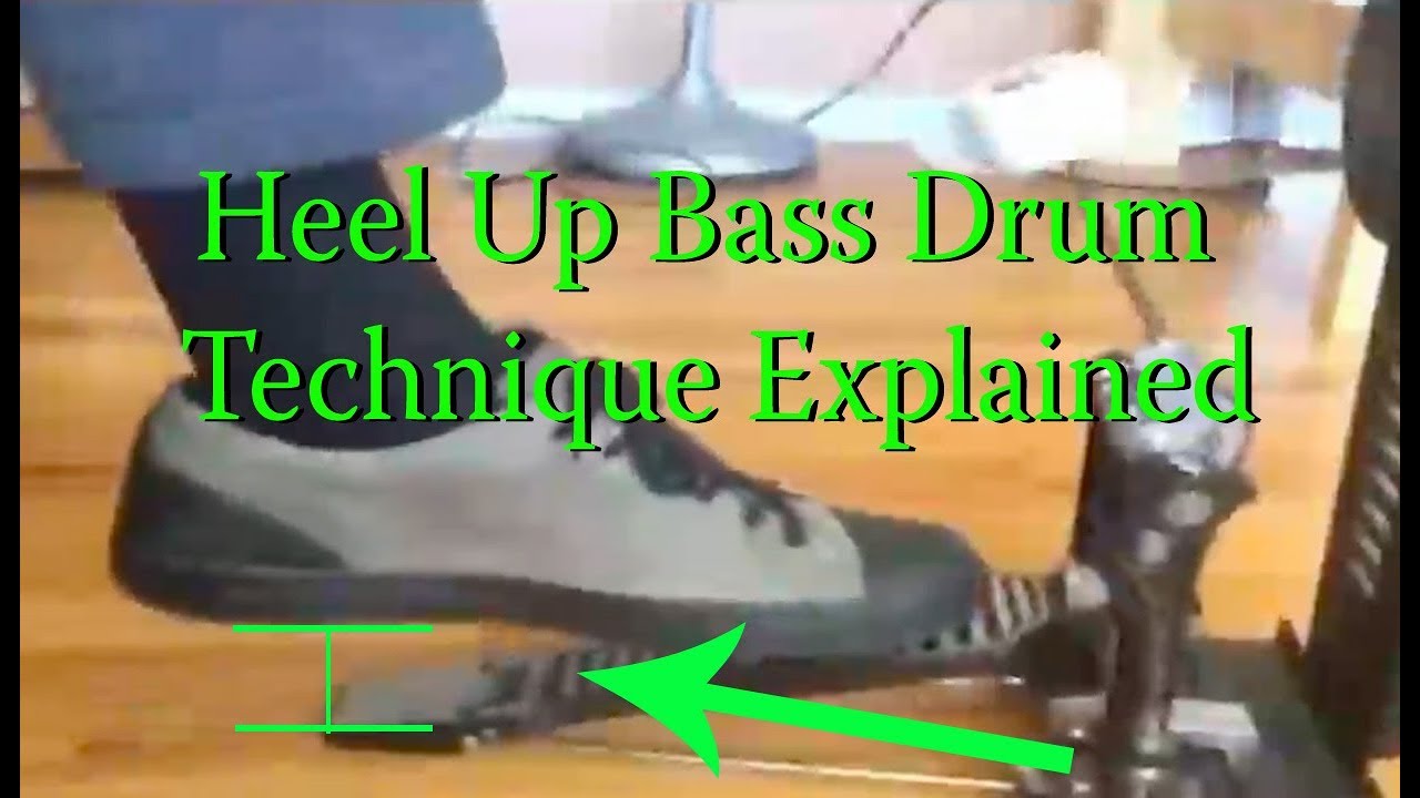 Heel Up vs. Heel Down Drumming - Bass Drum Technique