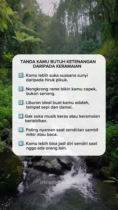 Tanda Kamu Butuh Ketenangan Daripada Keramaian #shorts #faktaislam #feedshorts #fyp