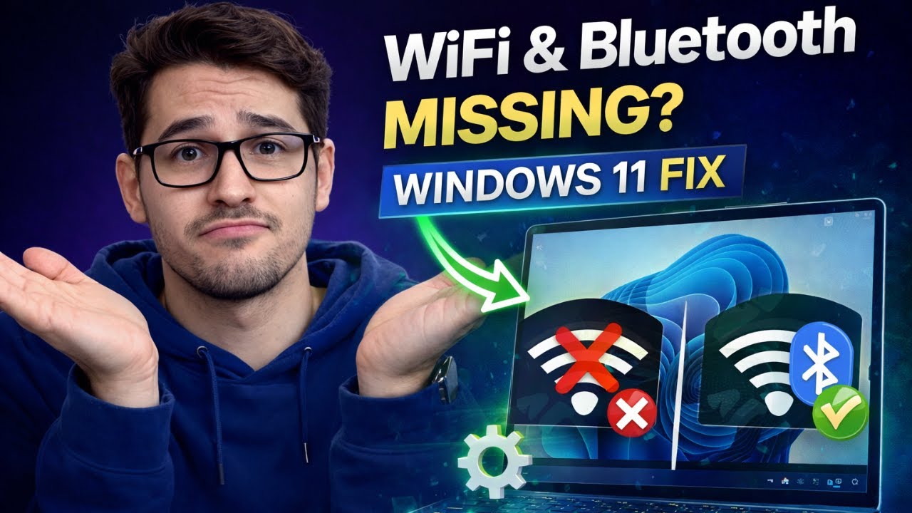 Как быстро исправить проблему с отображением Bluetooth и Wi-Fi в Windows 11 2026 (быстрое решение!)