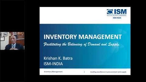 Webinar on Inventory Management