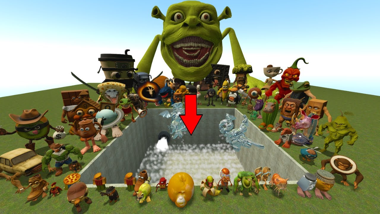 Мемы про спартанцев, избивающих мозги в игре The Frost Pit | Garry's Mod