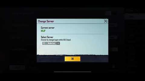 HOW TO CHANGE SERVER IN PUBG MOBILE FINALLY I CHANGE MY SERVER