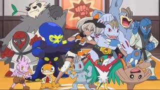 Pokemon Journeys: Ash is going to battle the Galar Region Fighting type Gym Leader