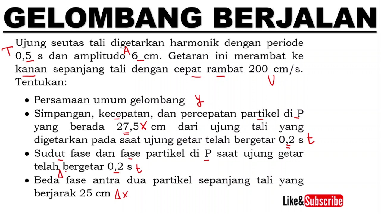 Contoh Soal Gelombang Mekanik Kelas 11 - aden blog 2