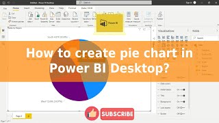 How to create pie chart in power BI
