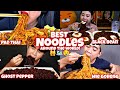 Mukbangers trying different Kind Of Noodles Around the WORLD!🍜🌶️🥵