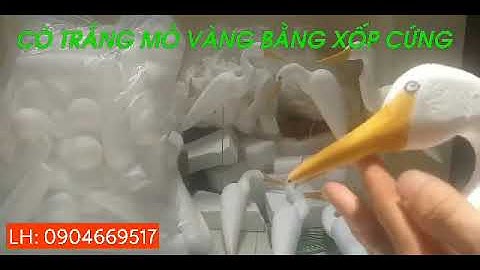 Cò, vạc, sâm cầm, còng cọc giả chất liệu xốp cứng, dẻo... ship hàng toàn quốc.