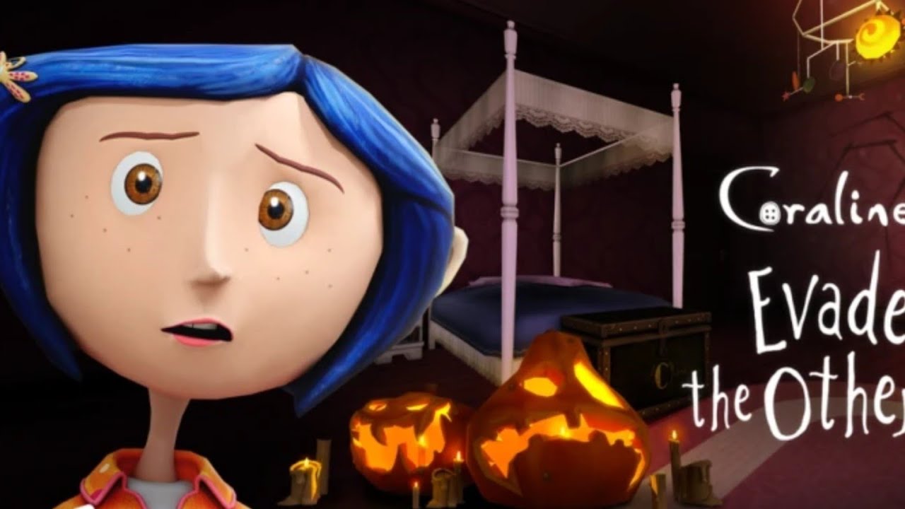 Escapando de la otra madre de Coraline en Roblox 😱😱😱😱💀☠️👻