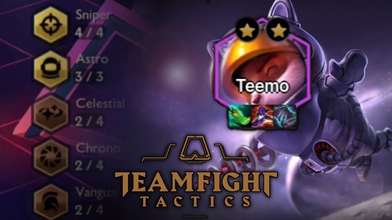 TEAMFIGHT TACTICS Set 3.5 : Return To Stars Astro Sniper Teemo Carry TFT Mobile