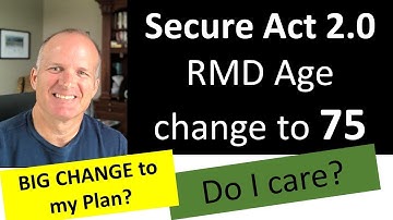 What you need to know about RMD age changes
