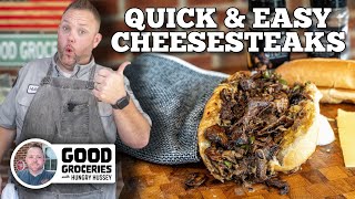 Husseys Quick & Easy Cheesesteak On The Blackstone Griddle