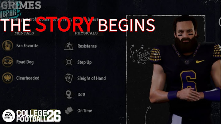 The Legend Begins | College Football 26 | Road to Glory EP. 1