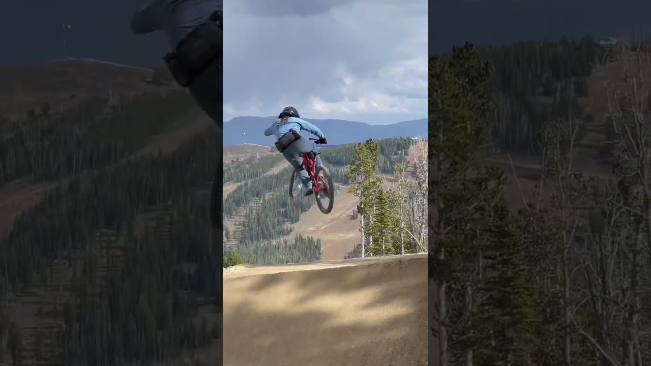 Jumping in Jeans with Justin 😝 last day of 2022 season at Big Sky Resort