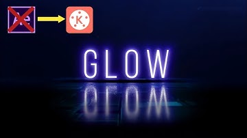 how to make glow + flicker text in kinemaster | kinemaster tutorial | By TECHOODY..