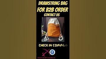 The Best Drawstring Bag Contact Us @merchentusindia3461