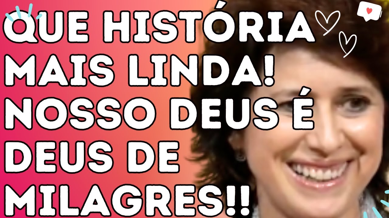 QUE HISTÓRIA MAIS LINDA!NOSSO DEUS É DEUS DE MILAGRES!! - Dra. Filó
