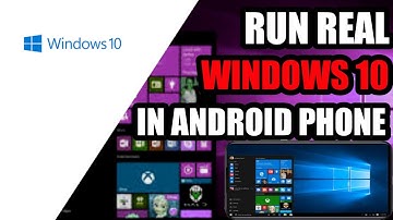 HOW TO INSTALL WINDOWS 10 IN ANDROID PHONE  RUN EXE. FILE || WITCHER XD ||