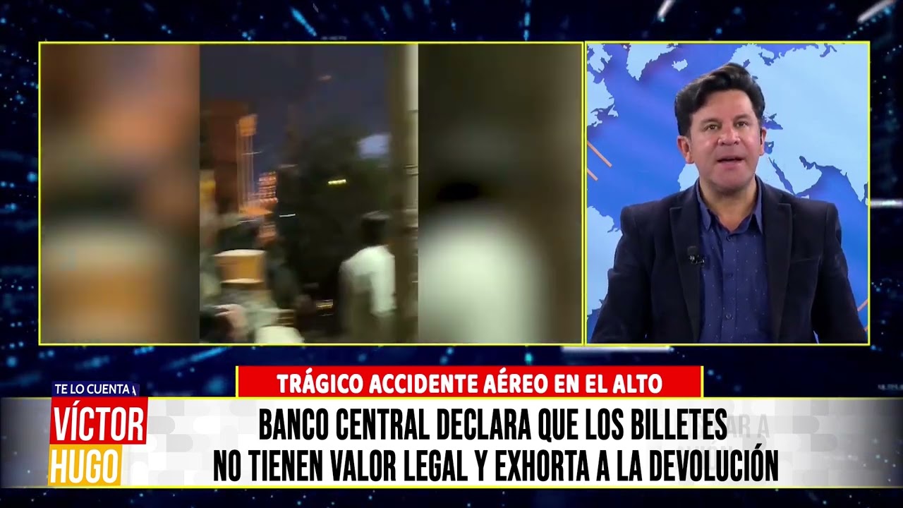 BILLETES DEL ACCIDENTE AÉREO NO TIENEN VALOR LEGAL Y SU TENENCIA ES UN DELITO