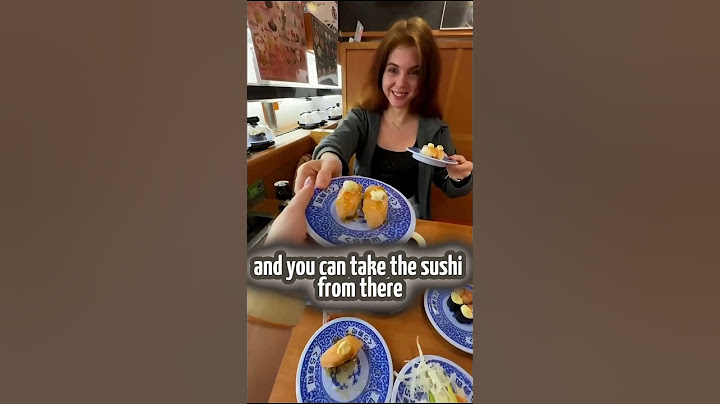 Japanese conveyer belt sushi in Taiwan