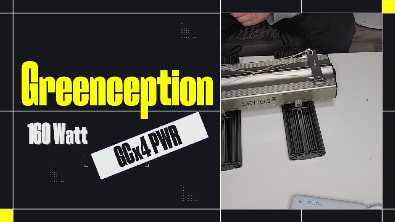 Greenception GCx4 PWR schafft sie die 1000 µmol/s?