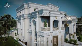 تصاميم واجهات  فلل وقصور كلاسيك 2022 / 2023Classic villas and palaces  designs