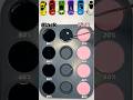 Mix 20% black + 80% pink — a surprisingly smooth color combination. #colomixing #asmr #colormix #clr