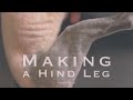 【羊毛造形】Making a Hind Leg / 足裏の制作過程