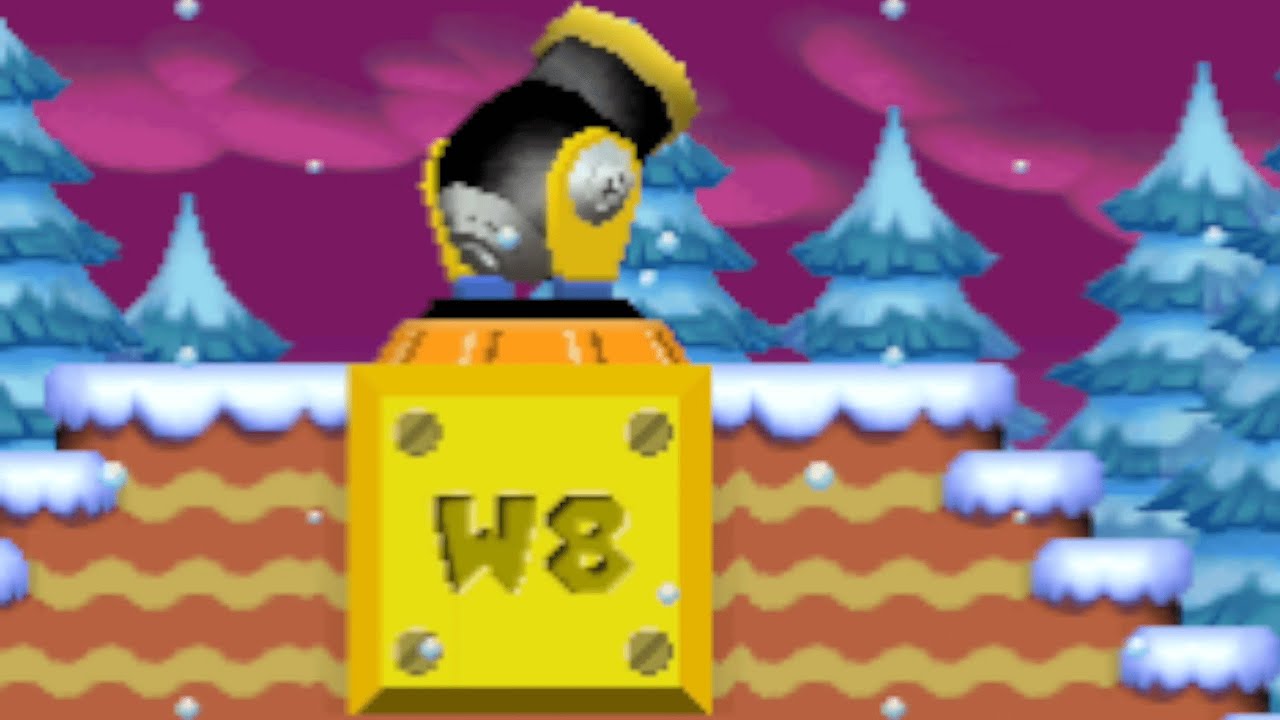 New Super Mario Bros DS - All Warp Cannons - YouTube